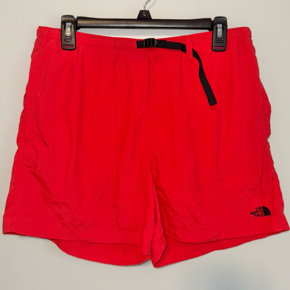 The North Face Bright Red Nylon Shorts